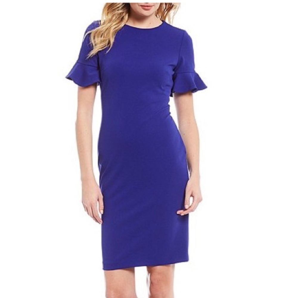 Calvin Klein royal blue dress